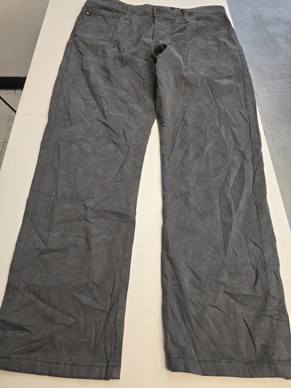 Ag Adriano Goldschmied Men's Slate Gray Chinos